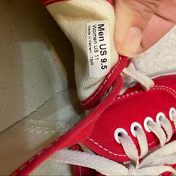Red Vans - Picture 5 of 5